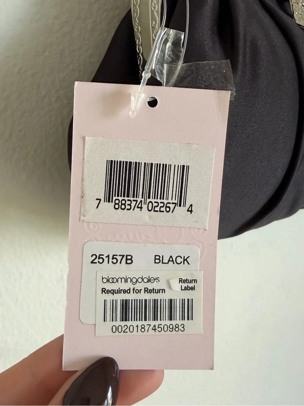 NWT Aqua Black Evening Bag
